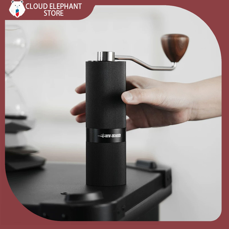 Coffee Equipment Wdt - مطحنة إسبريسو يدوية MHW-3BOMBER مع إعدادات
