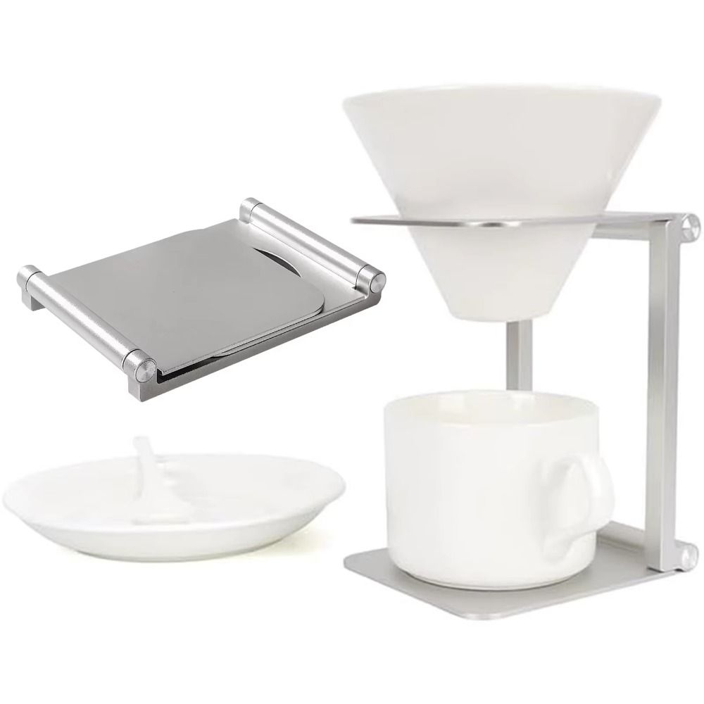 Coffee Equipment Rack - حامل تقطير القهوة من الفولاذ المقاوم
