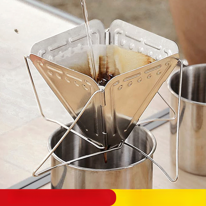 رف تنقيط القهوة من الفولاذ الم - مراجعة Outdoor Coffee Equipment وسعره