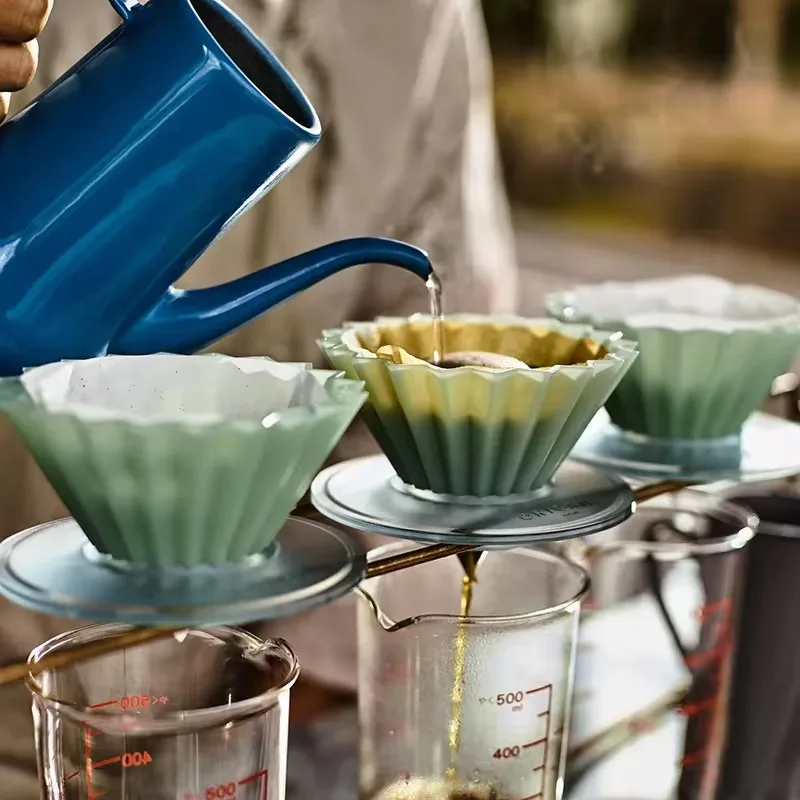 طقم فنجان قهوة خارجي مُخمر يدو - مراجعة Outdoor Coffee Equipment وسعره