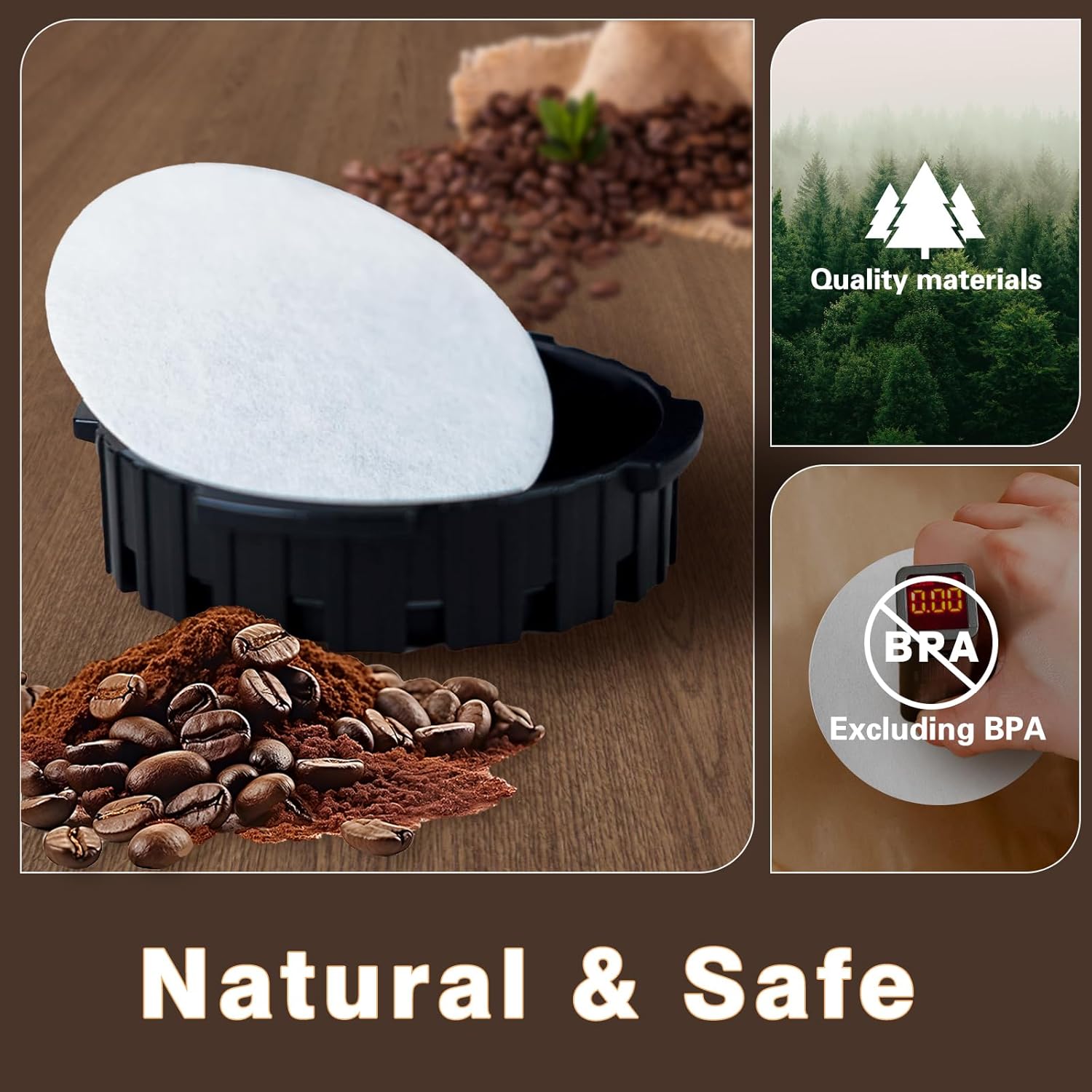 فلاتر قهوة مستديرة، متوافقة مع - مراجعة Coffee Equipment Wdt وسعره