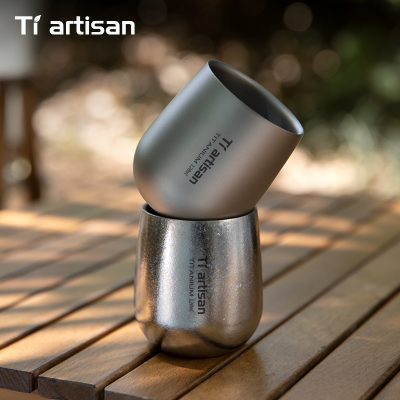 كوب قهوة من التيتانيوم النقي م - مراجعة Coffee Equipment Camping وسعره