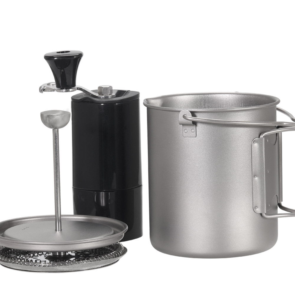Lixada-وعاء طهي للتخييم في اله - مراجعة Outdoor Coffee Equipment وسعره