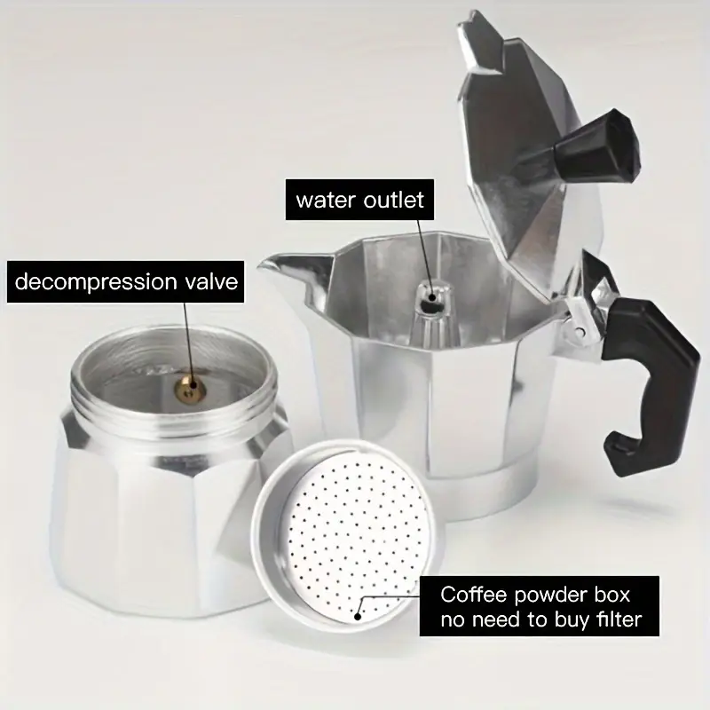 وعاء موكا كلاسيكي من الألومنيو - مراجعة Coffee Equipment Camping وسعره