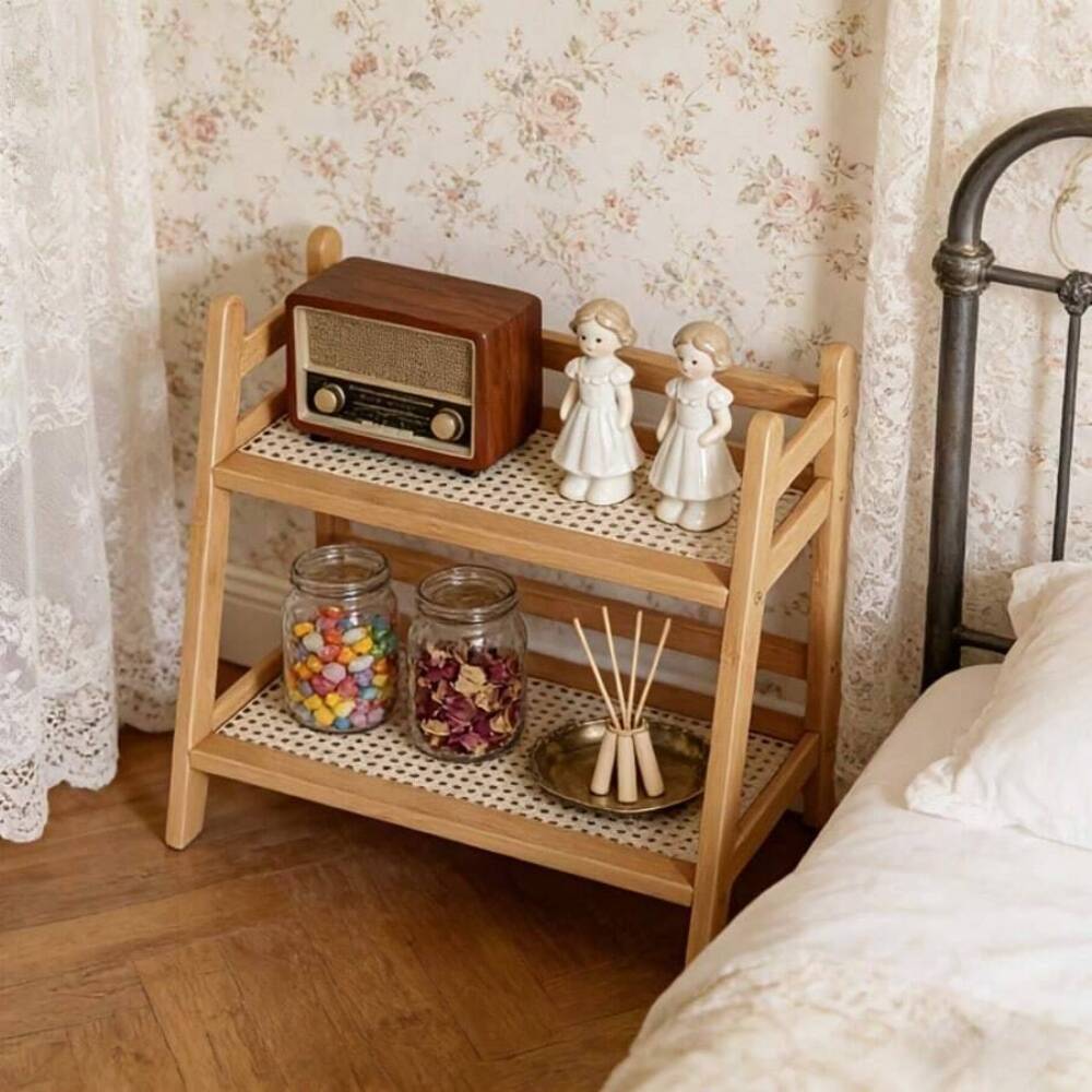 رف تخزين من الخيزران ذو طبقتين - مراجعة Coffee Equipment Rack وسعره